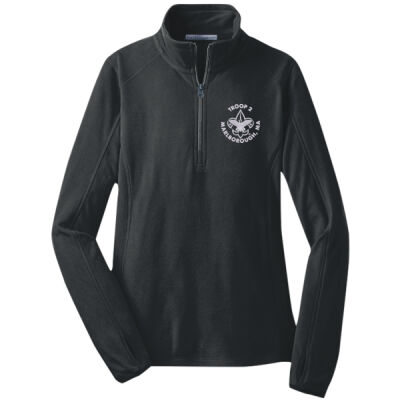 Troop 2 - Ladies Microfleece 1/2 Zip Pullover Thumbnail
